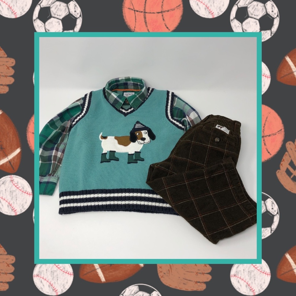 💝👼😇 3-PIECE BOYS SET - Size 18-24 Mos. CARTER’S; JANIE AND JACK; GYMBOREE